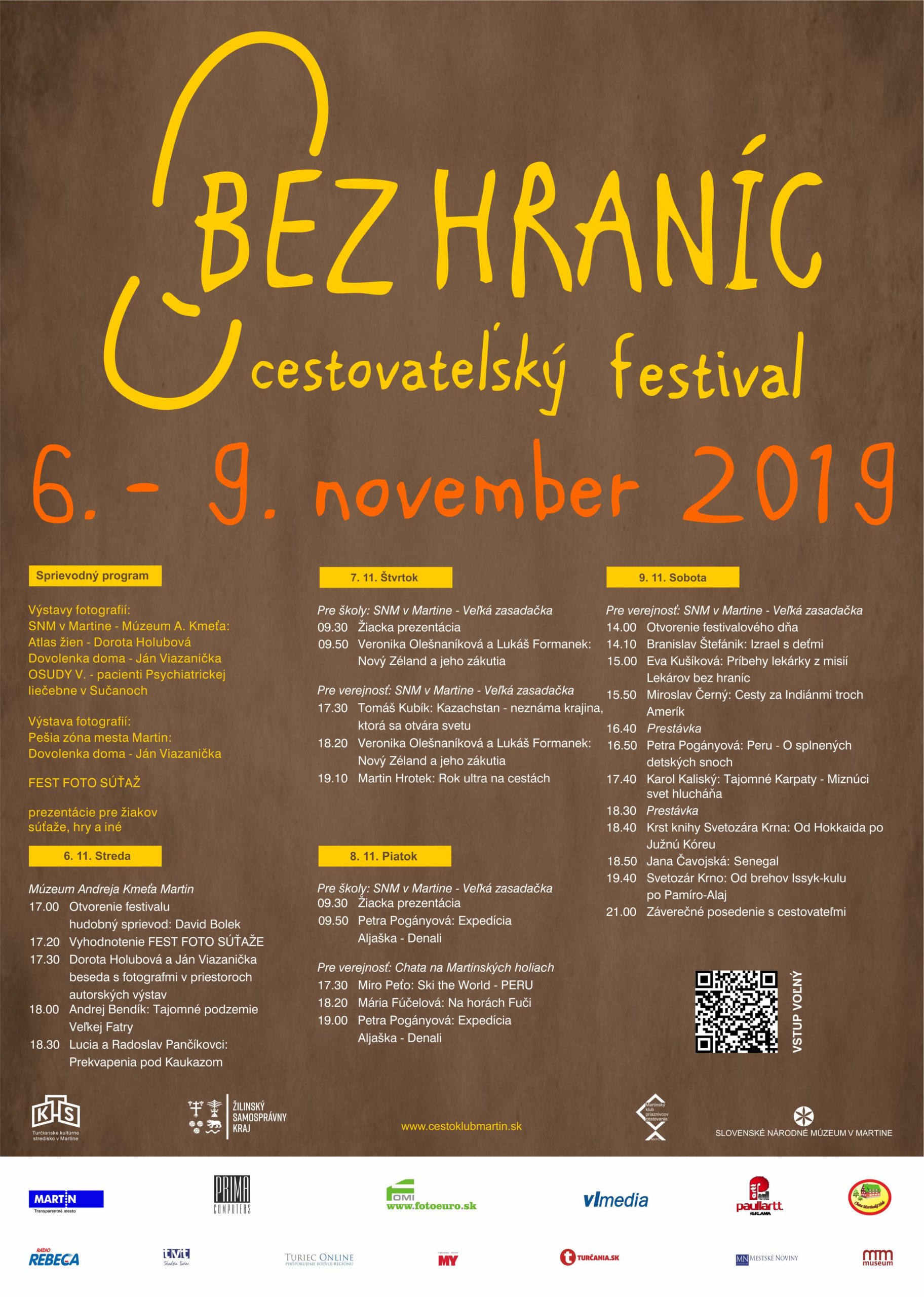 Bez hraníc 2019 – cestovateľský festival