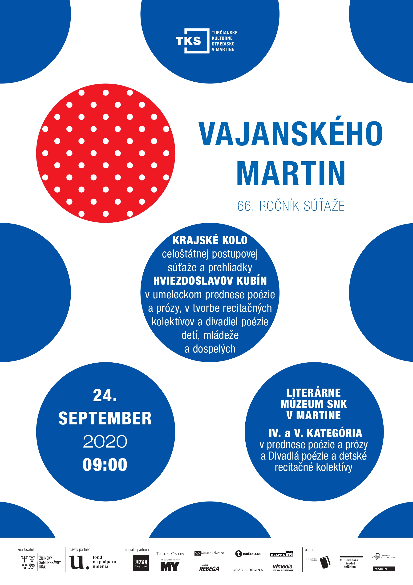 Vajanského Martin 2020 – Krajské kolo