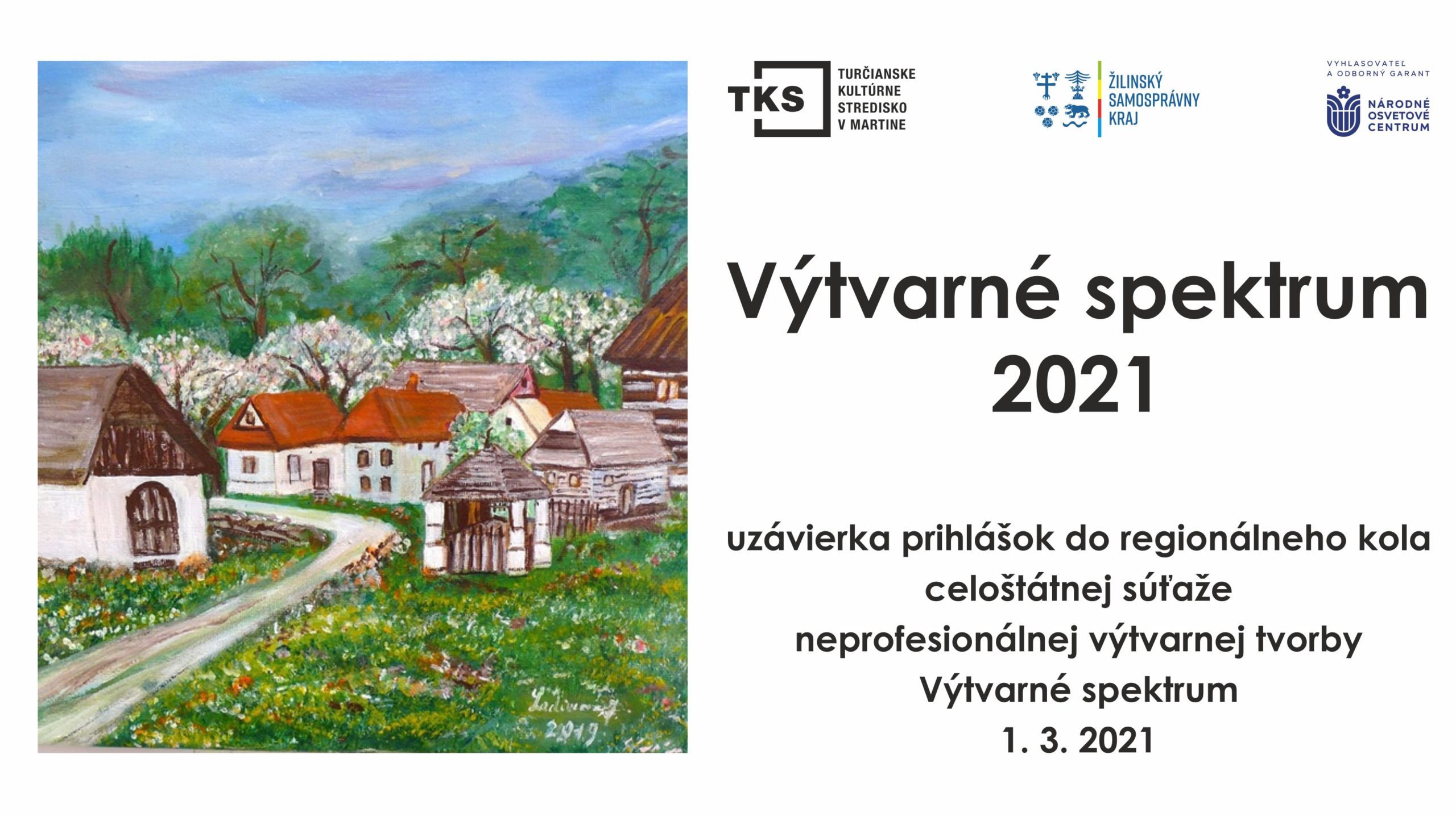 Výtvarné spektrum 2021 prihlásenie a propozície