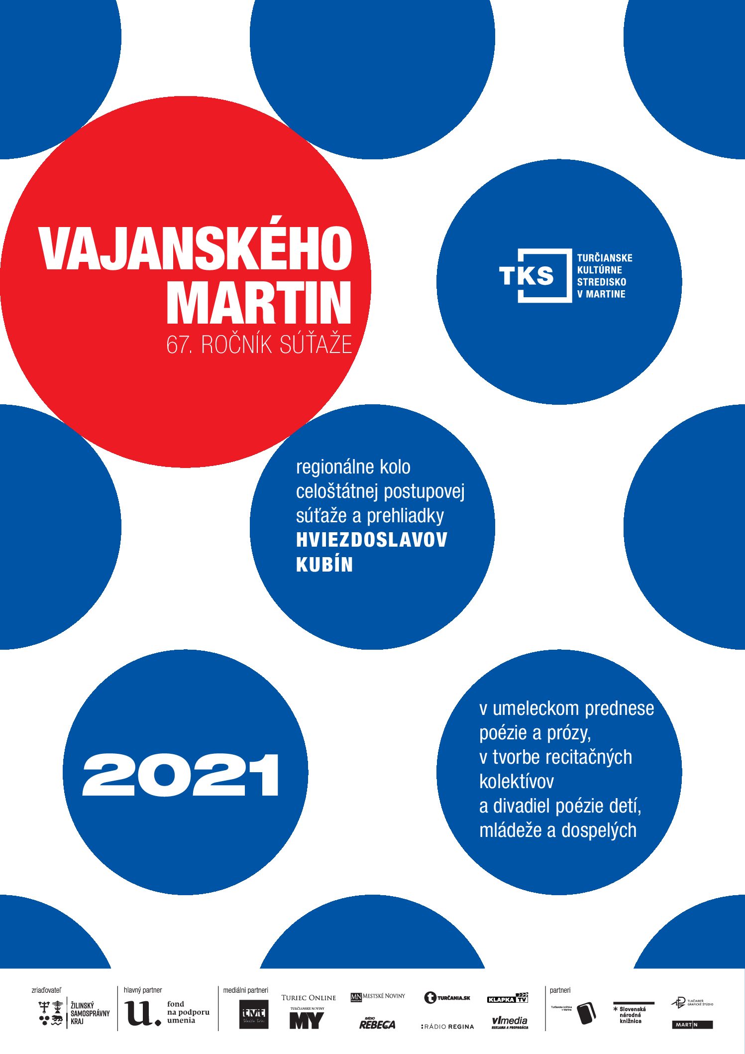 PRIHLASOVANIE do regionálneho kola Vajanského Martin 2021 JE OTVORENÉ