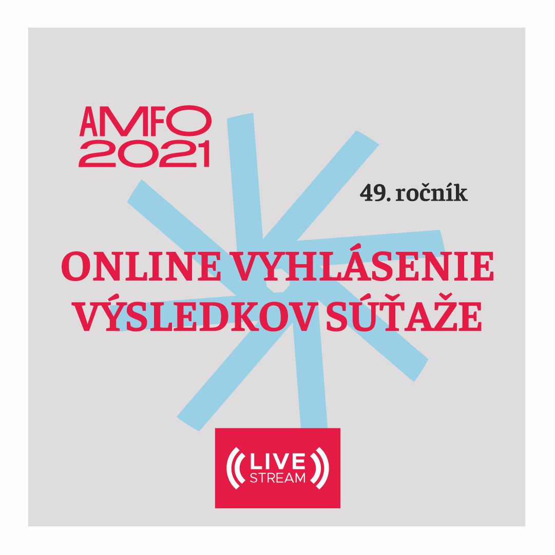 Online vyhlásenie výsledkov súťaže AMFO 2021