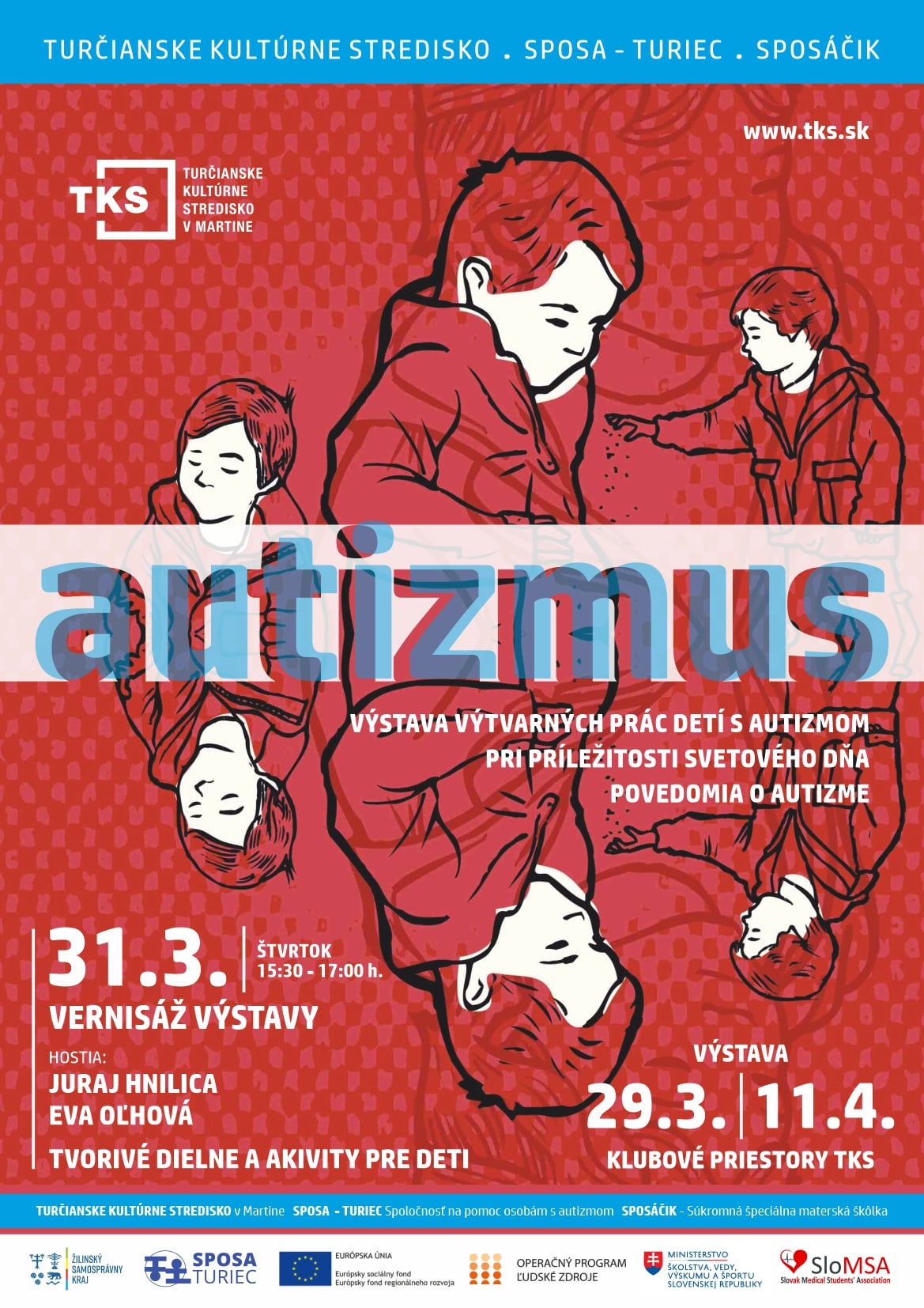 AUTIZMUS – výstava výtvarných prác detí s autizmom