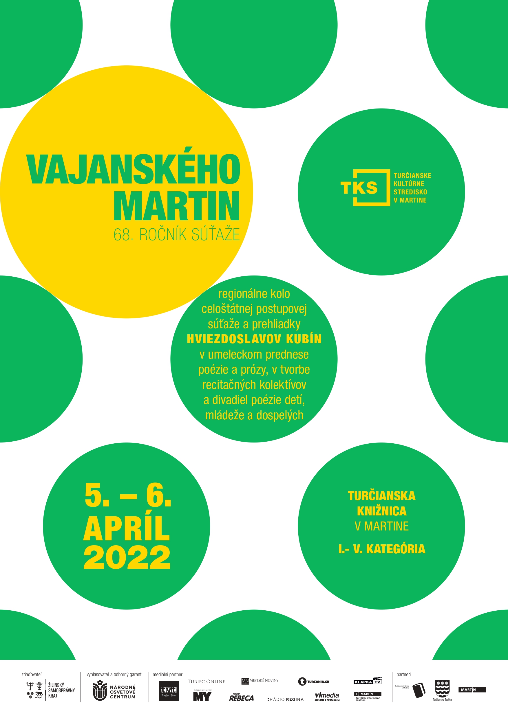 Vajanského Martin – regionálne kolo súťaže ´22