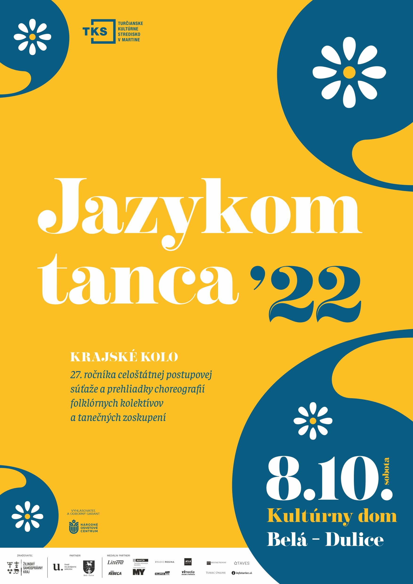 JAZYKOM TANCA 2022 krajské kolo – ZMENA TERMÍNU!!!