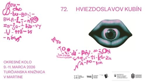 72. Hviezdoslavov Kubín 2026 – pre okres Martin